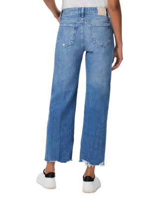 Leenah Cropped Frayed Hem Jeans in Charm