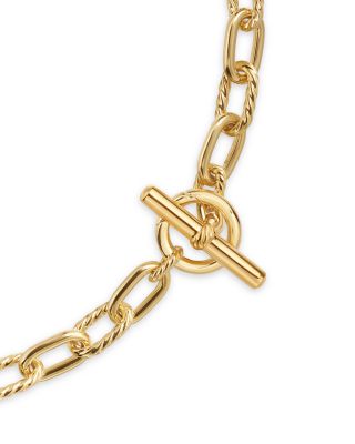 DY Madison&reg; Toggle Chain Necklace in 18K Yellow Gold, 8.5mm