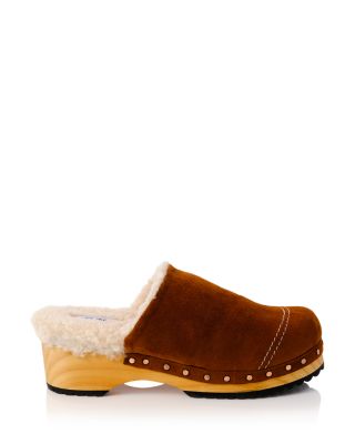 Women's Oak Cozy Clog Mules
