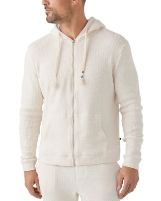 Marr Thermal Textured Zip Front Hoodie