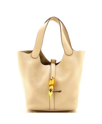 Pre-Owned Hermes Mm Picotin Lock Bag Clemence