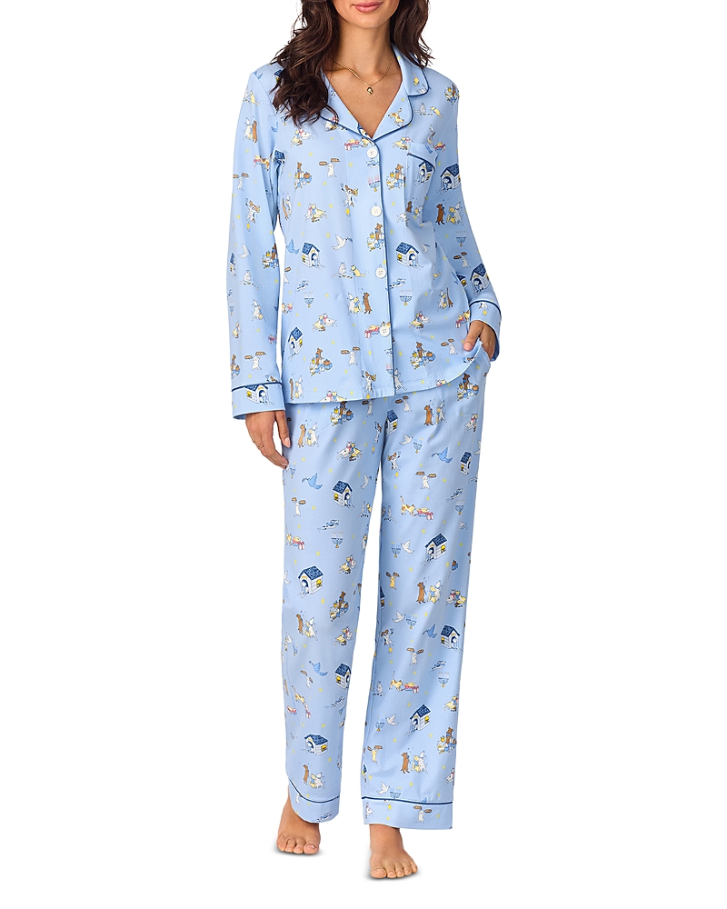 BEDHEAD PAJAMAS BEDHEAD PAJAMAS CHRISTMAS PRINTED LONG SLEEVE PAJAMA SET