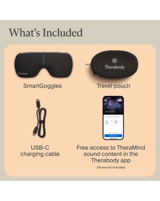 SmartGoggles Heated Eye Massager - Black (2nd Generation)&nbsp;