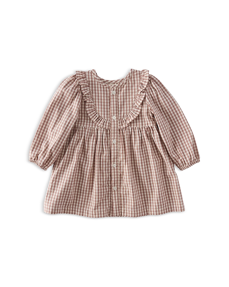 Shop Pehr Girls' Gingham Dress - Baby, Little Kid In Thistle