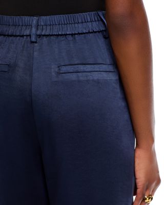 Satin Wide Leg Pants - Exclusive