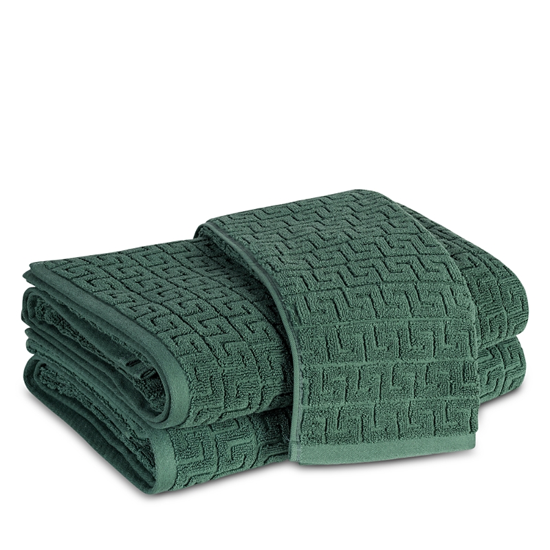 Matouk Athena Cotton Sculpted Greek Key Body Sheet