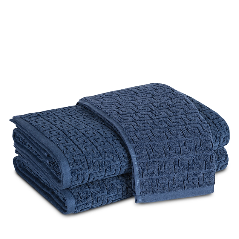 Matouk Athena Bath Towel In Navy