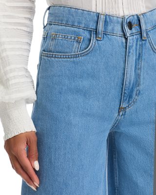 Bilbao High Rise Wide Leg Jeans in Royal