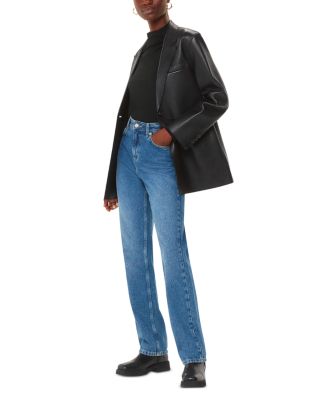 Ruched Front High Neck Top