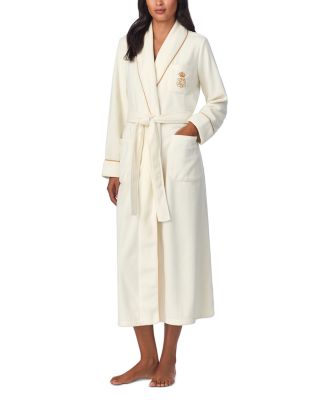 Ralph Lauren - Microfleece Long Sleeve Shawl Collar Robe