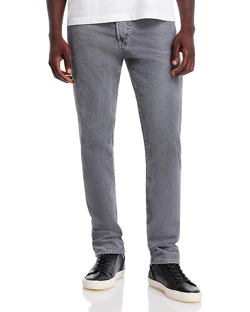 Ag Tellis 32 Slim Fit Cross Hatch Corduroy Pants - Exclusive In Sulfur Berlin Steel