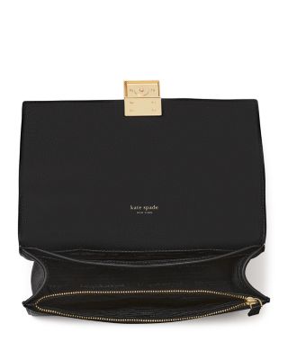 Deco Pebbled Leather Small Chain Shoulder Bag 