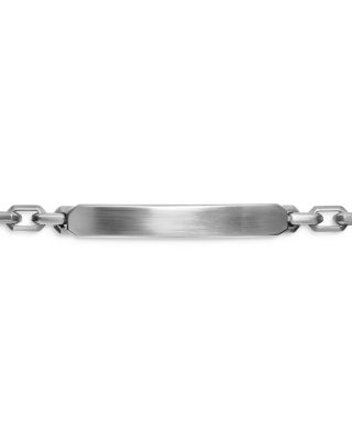 Men's Streamline&reg; ID Bracelet in Sterling Silver, 6.7mm
