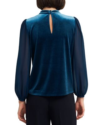 Rosalie Velvet Blouse