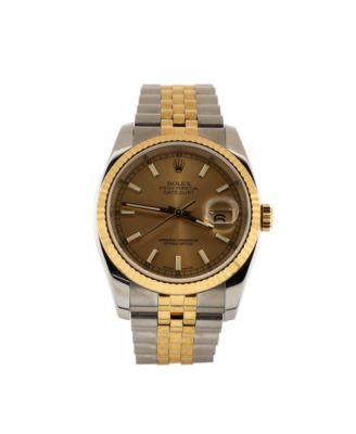 Pre-Owned Rolex - Oyster Perpetual Datejust Automatic Watch in Stainless Steel and Gold 36mm