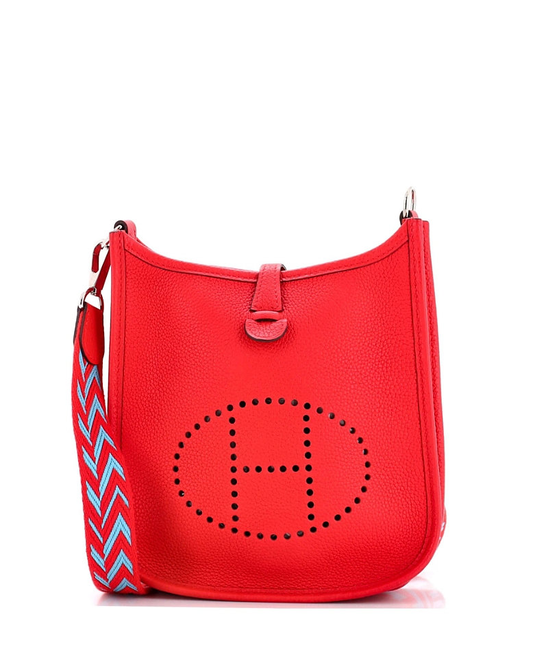 Pre-Owned Hermes Tpm Long Strap Evelyne Bag Clemence