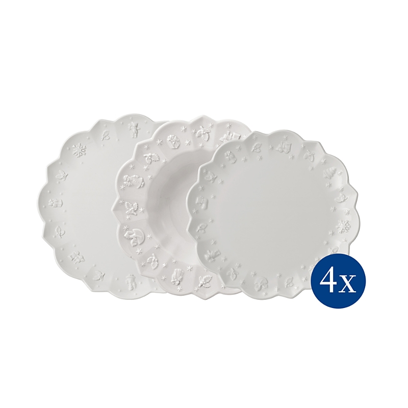 Villeroy & Boch Toy's Delight Royal Classic 12 Piece Plate Set In Multi