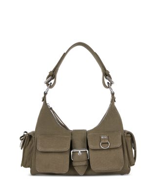 The Kooples - Khaki Canvas Amelia Bag