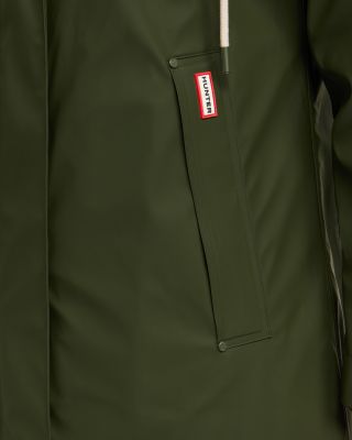 Sammy Rubberized Long Padded Raincoat