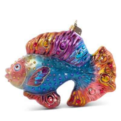 Fancy Fish Glass Ornament