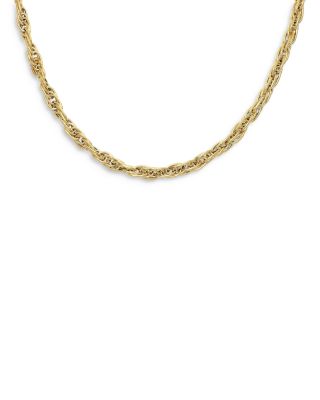 Bloomingdale's Fine Collection - Triple Torchon Link Chain Necklace in 14K Yellow Gold, 18"