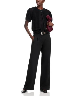 Samantha Crochet Cropped Cardigan Sweater