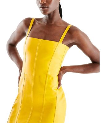 Merci Stretch Leather Dress