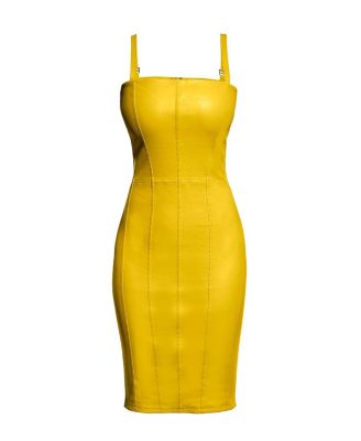 Merci Stretch Leather Dress