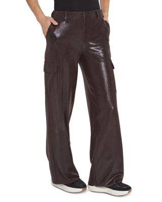Lyssé - Callie Foil Faux Suede Pants
