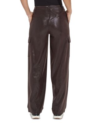 Callie Foil Cargo Pants