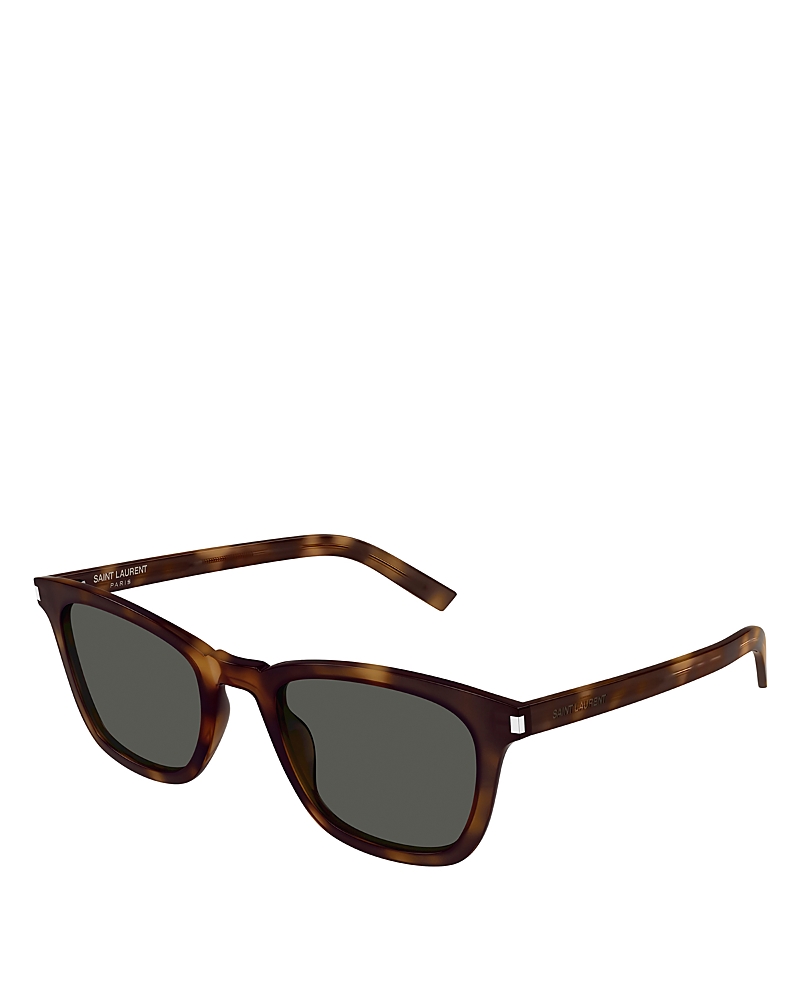 Saint Laurent Slim Rectangular Sunglasses, 50mm