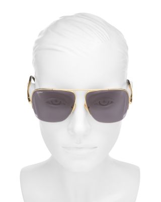Menton Aviator Sunglasses, 59mm