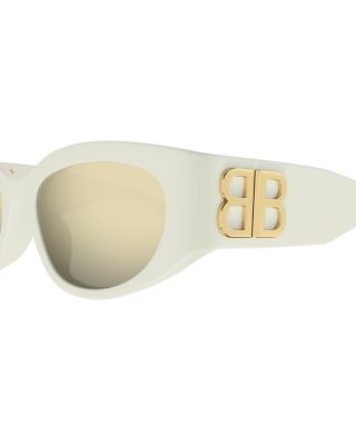 Bossy Round Sunglasses, 55mm