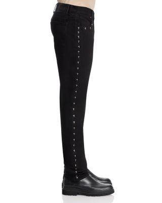 Bryant Skinny Jeans in Black Cross