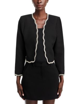 Crystal Trim Blazer - Exclusive