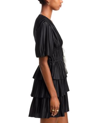 thinking of you mini dress Wayf Thinking Of You Mini Dress In Black
