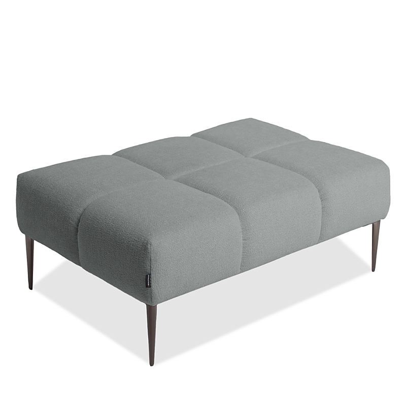 Giuseppe Nicoletti Soprano Rectangle Ottoman In Baobab -menta