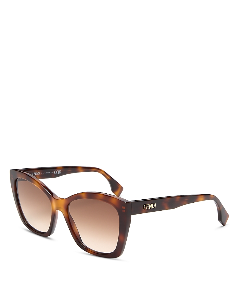 Fendi Cat Eye Sunglasses, 55mm