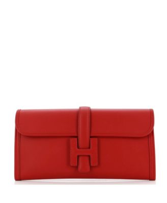 Pre-Owned Hermes 29 Jige Elan Clutch Swift