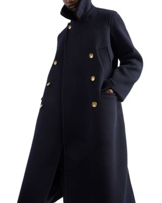 Double Breasted Wool Overcoat