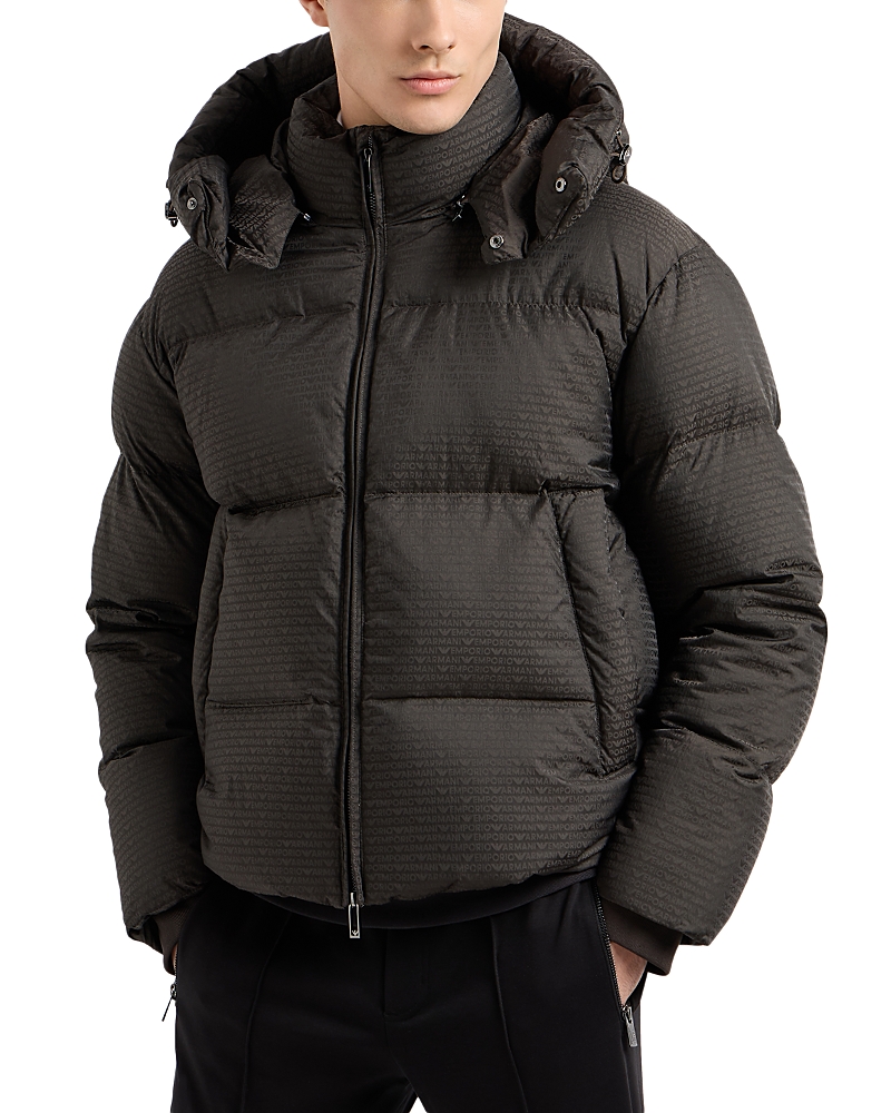 Emporio Armani Puffer Coat with Removable Hood Emporio Armani Puffer Coat with Removable Hood