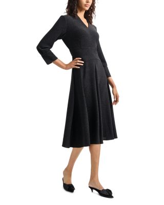 Sparkle Stretch Woven Midi Dress