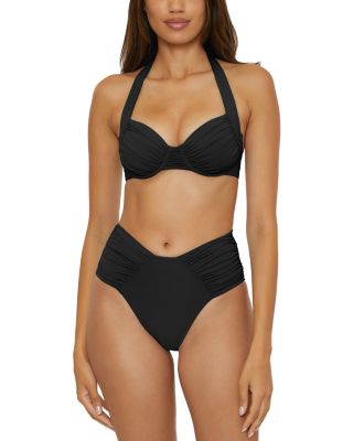 BECCA® by Rebecca Virtue - Color Code Multi Way Underwire Bra Top & Color Code French Cut Bottom