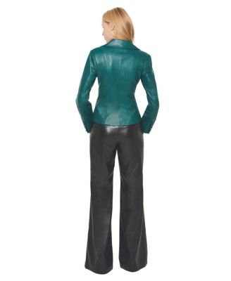 Telly Upcycled Leather Blazer