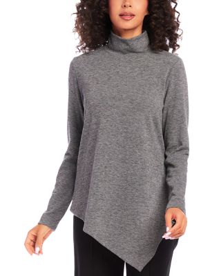 Karen Kane - Asymmetric Hem Turtleneck Sweater