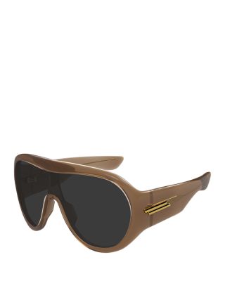 Bottega Veneta Fashion Show Ribbon Mask Sunglasses, 99mm