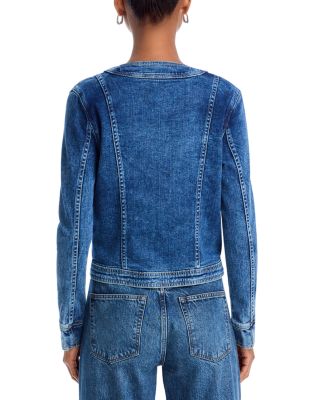 Yari Collarless Denim Jacket