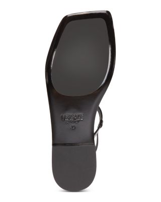 Women&#39;s Leather T Strap Sandals