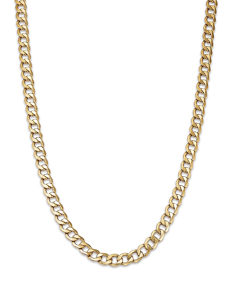 Bloomingdale's Fine Collection Polished Curb Link Chain Necklace in 14K Yellow Gold, 20