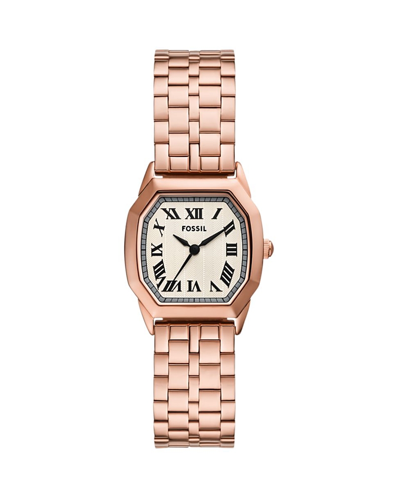 Fossil Harlow Watch, 27mm In White/pink